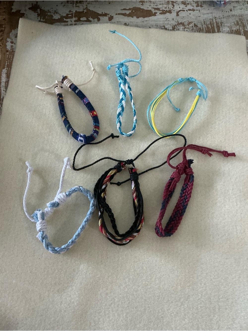 Multi-Color Women’s Braided Friendship Bracelets